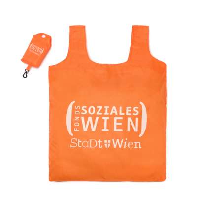 Factory Wholesale Cheap 190t polyester folding bag with Logo Printing