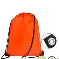 promotional china online shopping nylon drawstring bag